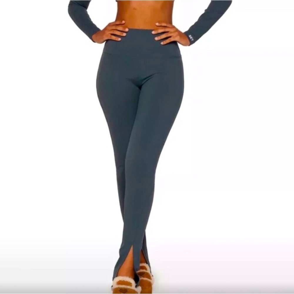 Set active split hem leggings